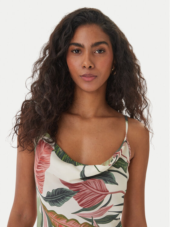 Guess Guess Cocktail obleka W6GK94 W2266 Pisana Regular Fit