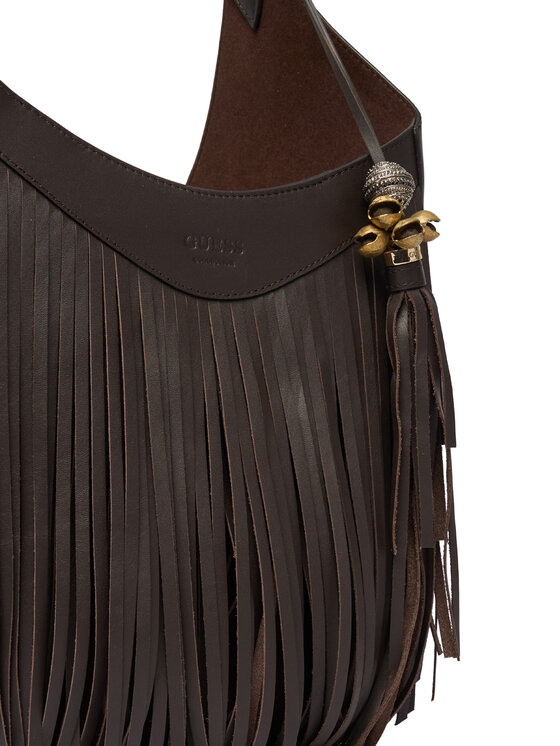 Guess Guess Ročna torba HWZOSS P6452 Temno rjava