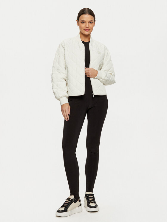 Calvin Klein Jeans Calvin Klein Jeans Geacă bomber J20J224701 Écru Relaxed Fit
