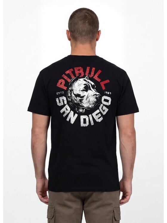 PITBULL PITBULL T-Shirt DOG SD Czarny Regular Fit