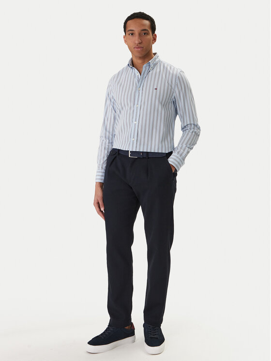 Tommy Hilfiger Tommy Hilfiger Marškiniai MW0MW42441 Žydra Regular Fit