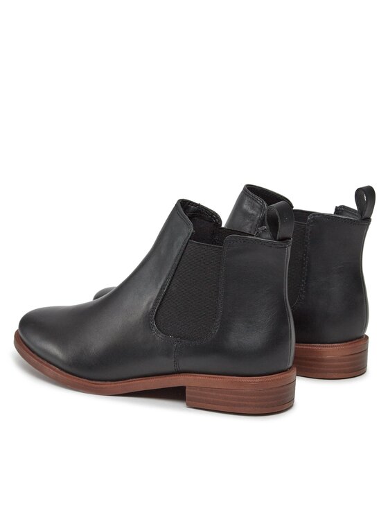 Clarks Clarks Μποτάκια με λάστιχο Taylor Shine 261119654 Μαύρο