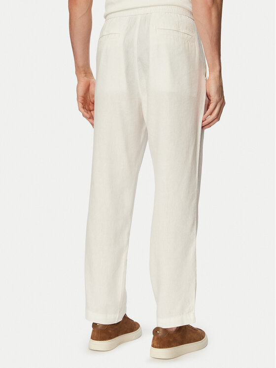 HUGO HUGO Pantaloni di tessuto Cino 262FW 50562791 Crema Straight Fit