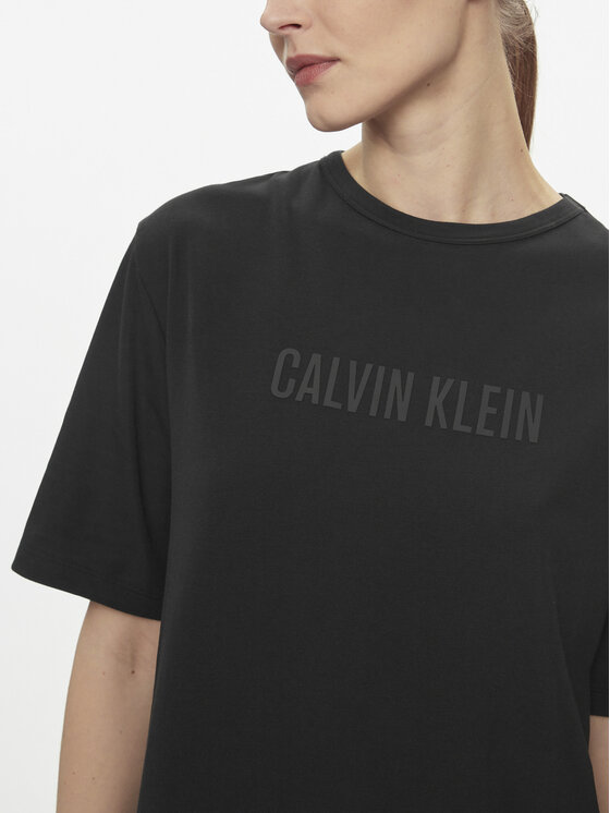 Calvin Klein Underwear Calvin Klein Underwear Sukienka codzienna 000QS7126E Czarny Relaxed Fit