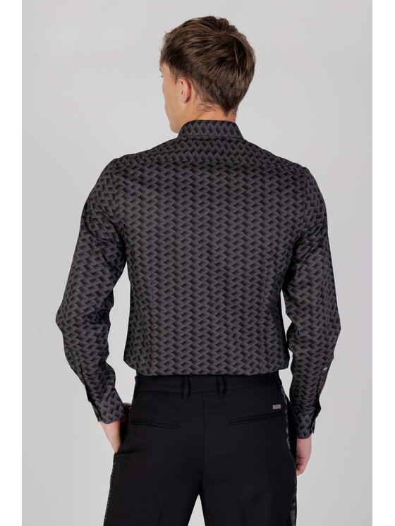 Antony Morato Antony Morato Camicia NAPOLI SLIM FIT IN TESSUTO Grigio Slim Fit