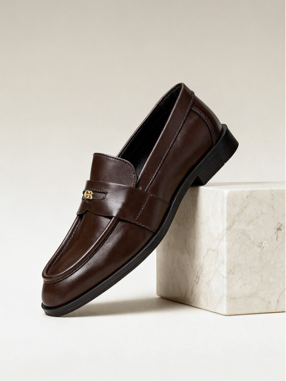 GINO ROSSI Gino Rossi Loafersy C-MANU-25552PE Hnědá