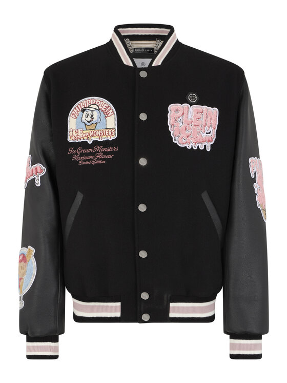 PHILIPP PLEIN PHILIPP PLEIN Bomber 30588 Nero Regular Fit