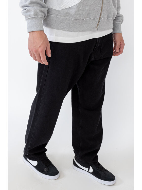 Mercur Mercur Jeansy Flash Czarny Baggy Fit