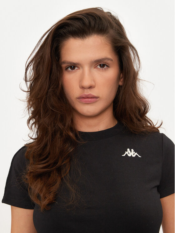 Kappa Kappa T-krekls Banda Pippigt 351N56W Melns Regular Fit