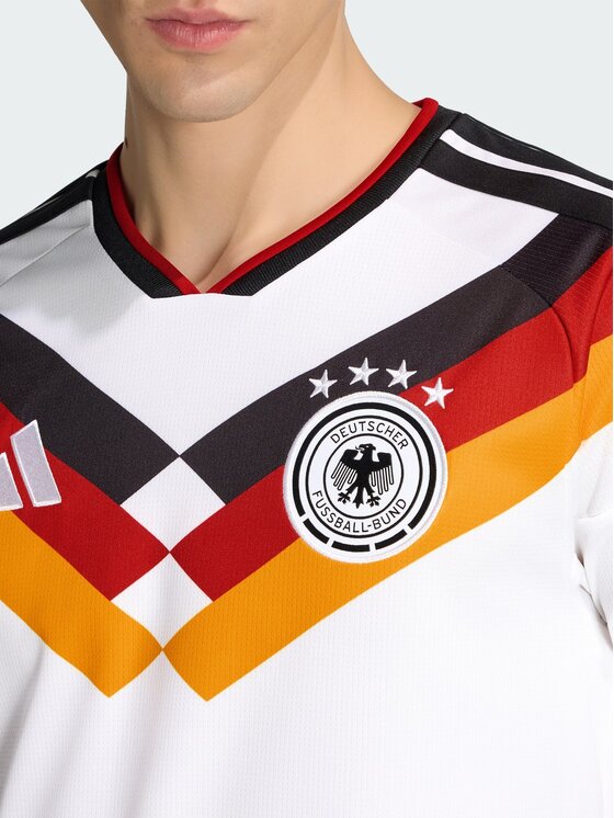 adidas adidas Koszulka techniczna Germany 26 Home Jersey Biały Slim Fit