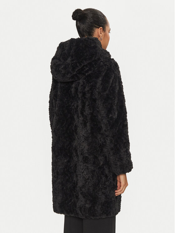 Joseph Ribkoff Joseph Ribkoff Pelzmantel 243903 Schwarz Loose Fit