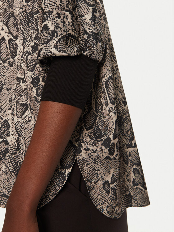 JOOP! JOOP! Blūze Bine 10018881 30044813 Pelēks Regular Fit
