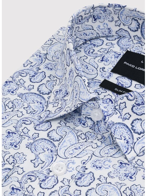 Pako Lorente Pako Lorente Koszula P26WF-1X-012 Biały Slim Fit