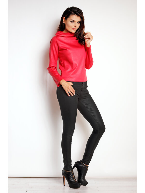 Infinite You Infinite You Bluzka M113 Różowy Basic Fit