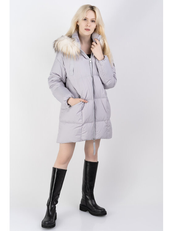 ROCKANDBLUE ROCKANDBLUE Vatovaná bunda Sabrina Šedá Regular Fit