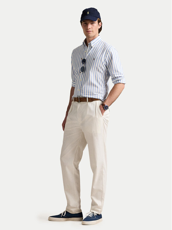 Polo Ralph Lauren Polo Ralph Lauren Cămașă 710906622001 Albastru Custom Fit