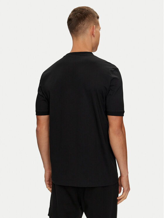 HUGO Hugo T-särk Diragolino_Gel 50528171 Must Regular Fit