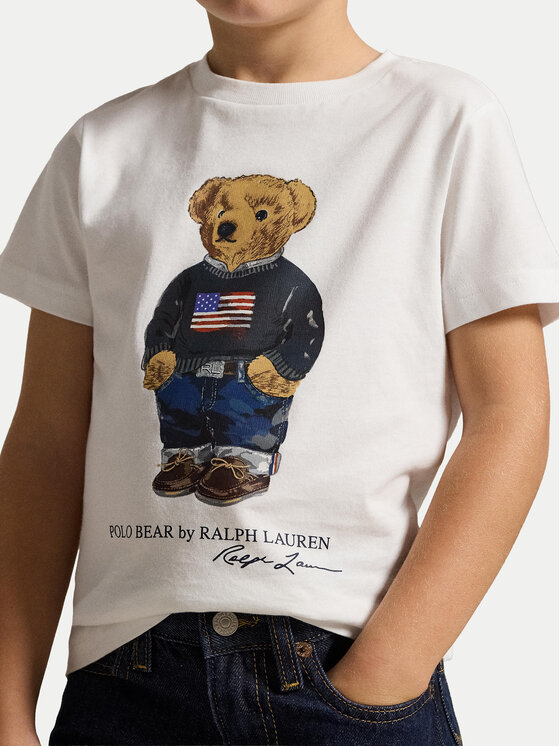 Polo Ralph Lauren Polo Ralph Lauren T-Shirt 322P00508001 Bílá Regular Fit