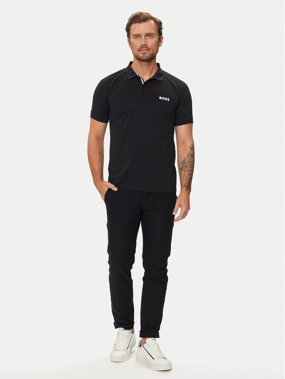 BOSS Boss Polo Patteo MB 15 50519853 Melns Slim Fit