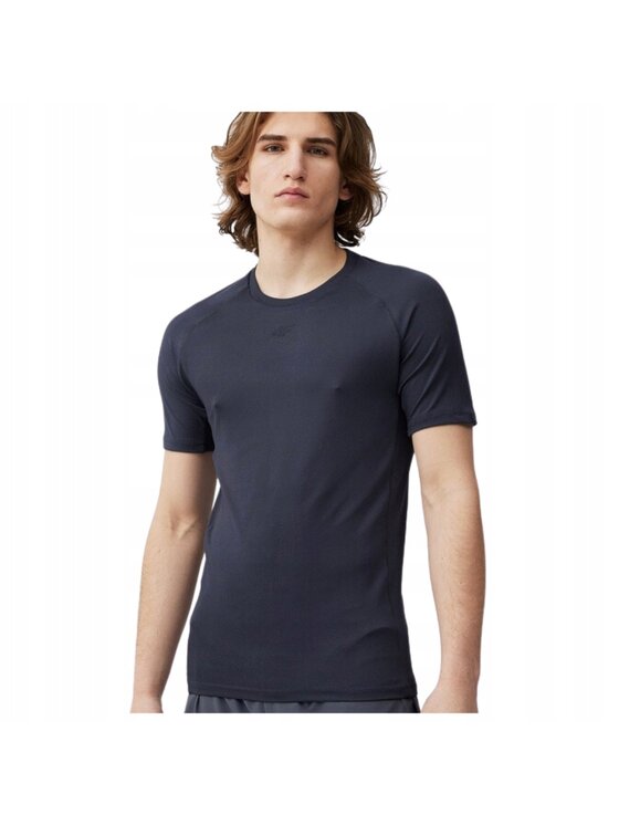 4F 4F T-Shirt TFTSM171 Szary Comfortable Fit