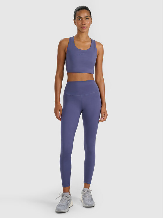 4F 4F Legginsy MULTI ACTIVE Granatowy Slim Fit
