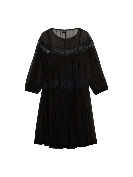 Oltre Oltre Vestito da giorno 7029J000903N033 Nero A-Line Fit