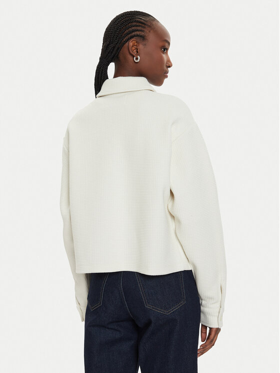 Calvin Klein Jeans Calvin Klein Jeans Prechodná bunda J20J223770 Écru Regular Fit