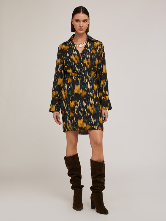 Motivi Motivi Vestito da giorno 7089Q003156N0S5 Giallo Regular Fit