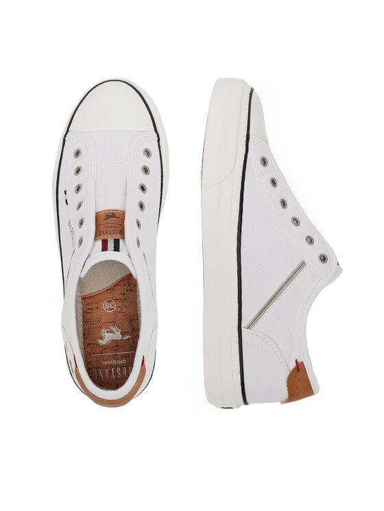 Mustang Mustang Sneakers aus Stoff 1272-402 Weiß