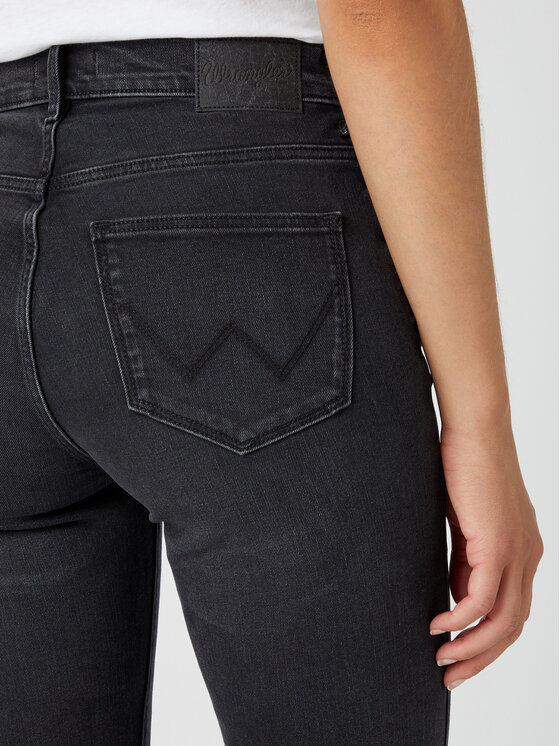 Wrangler Wrangler Jeansy W26LDF36O 112332356 Czarny Slim Fit