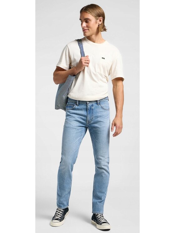 Lee Lee Jeansy Rider Niebieski Slim Fit