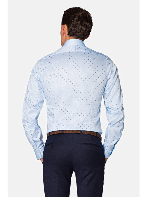 Lancerto Lancerto Koszula Miriam KO073219000016 Błękitny Slim Fit