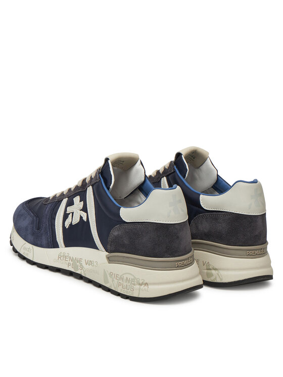 Premiata Premiata Sneakersy LANDER VAR 7204 Granatowy