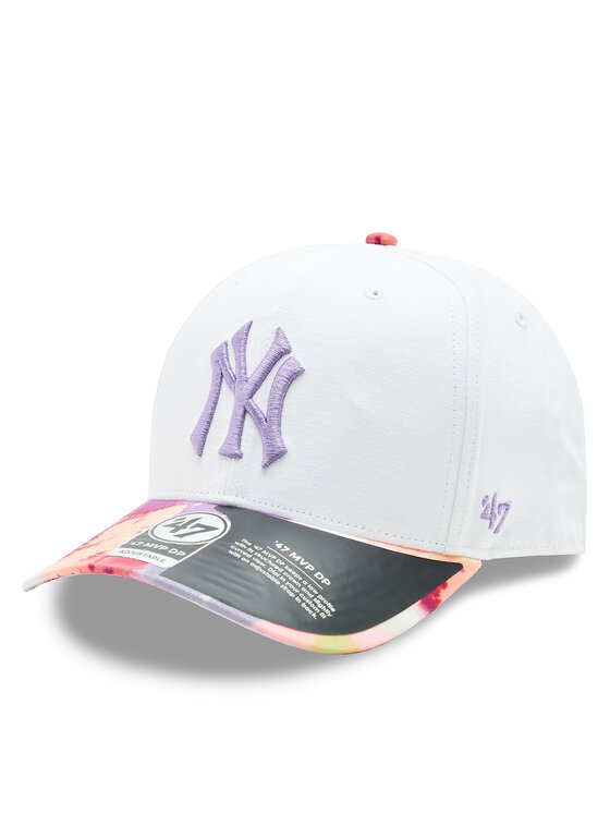 Șapcă 47 Brand MLB New York Yankees Day Glow TT '47 MVP DP B-DGLDP17GWP-WH Alb