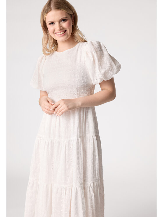 LAURELLA LAURELLA Každodenné šaty 4UL065 Biela Regular Fit