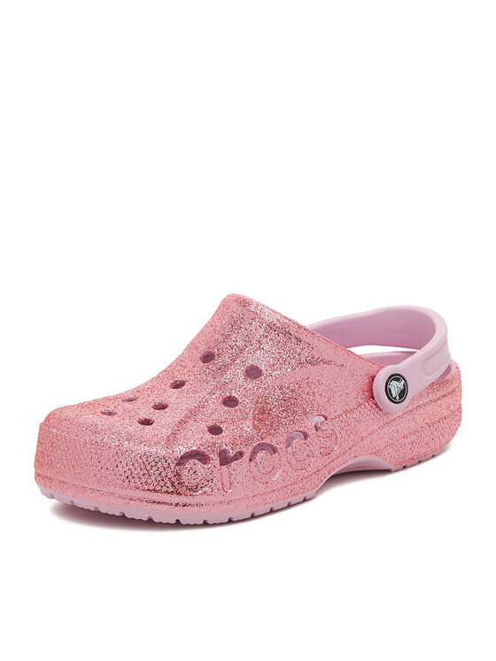 Crocs Crocs Şlapi C-BAYA GLITTER CLOG 205925-6GD Roz