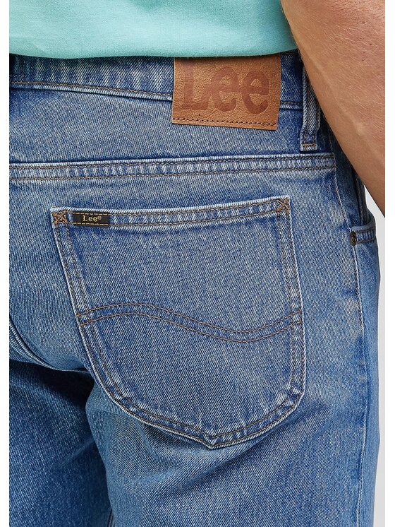 Lee Lee Jeansy Rider Niebieski Slim Fit