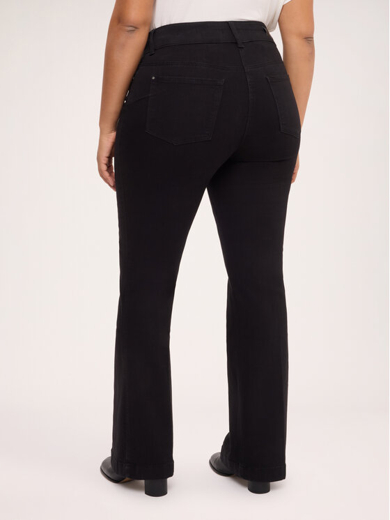 Fiorella Rubino Fiorella Rubino Jeansy P464T105158N033 Czarny Flare Fit
