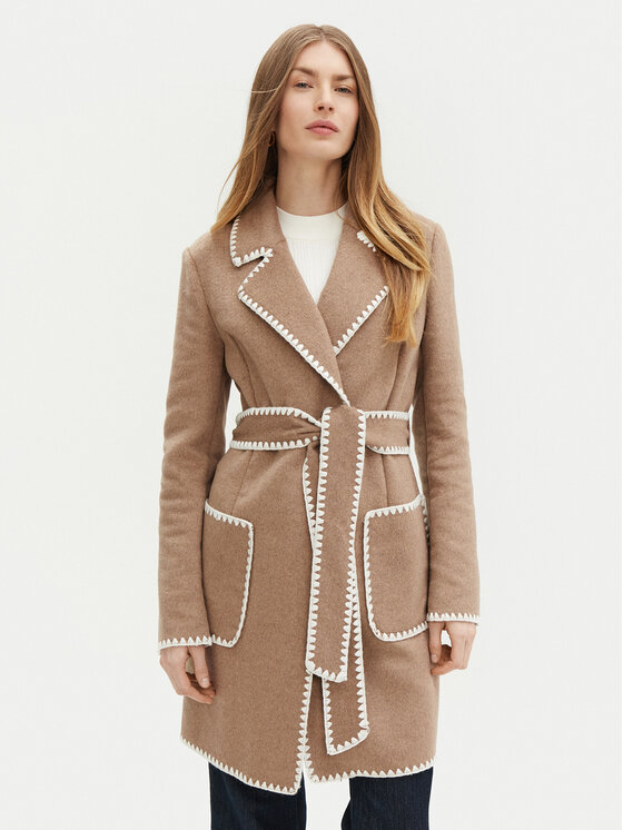 Guess Prechodný kabát W5RL19 WGVR2 Béžová Regular Fit