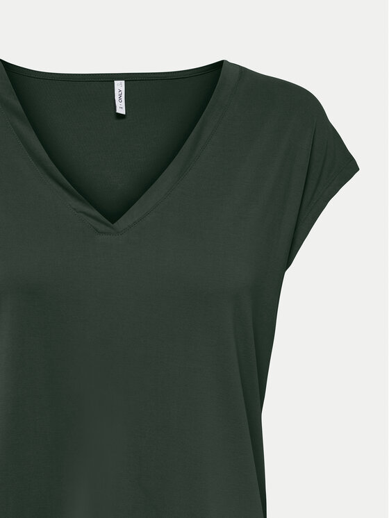 ONLY ONLY T-krekls Free 15287041 Zaļš Regular Fit