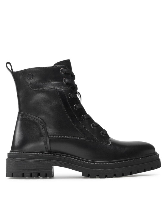 Geox Geox Schnürstiefeletten D Iridea C D16HRC 00043 C9999 Schwarz