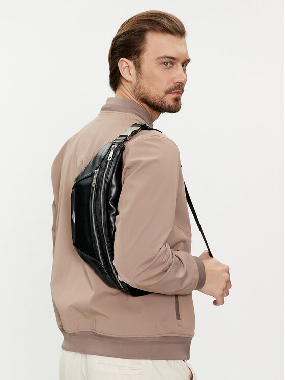 Guess Guess Τσαντάκι μέσης HMMECA P4288 Μαύρο
