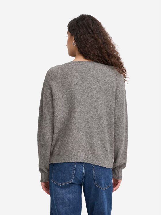 ICHI ICHI Cardigan Cardigan ihdasila Grigio Regular Fit
