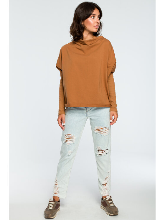 BeWear BeWear Felpa B094 Giallo Baggy Fit