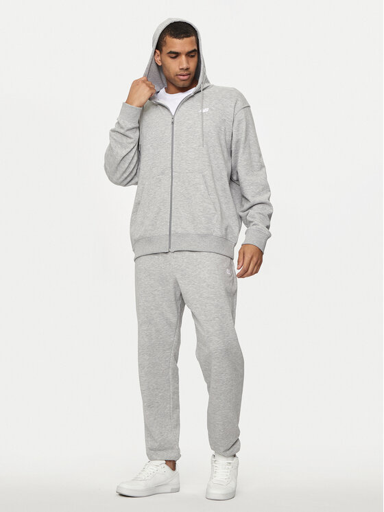 New Balance New Balance Bluza Essentials MJ41501 Szary Regular Fit