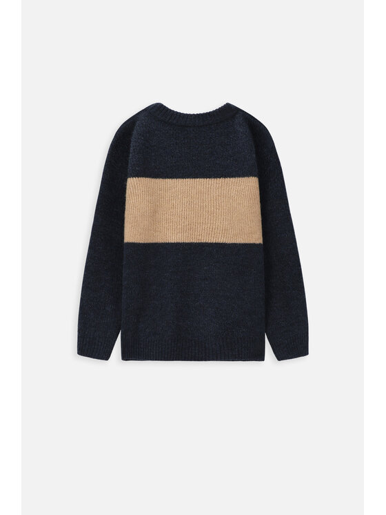 Coccodrillo Coccodrillo Sweter ZC3172101ATJ-015 Granatowy Regular Fit