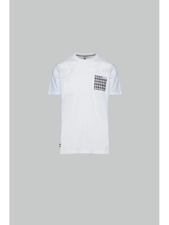 Aquascutum Aquascutum T-shirt T-Shirt Uomo Bianco Regular Fit
