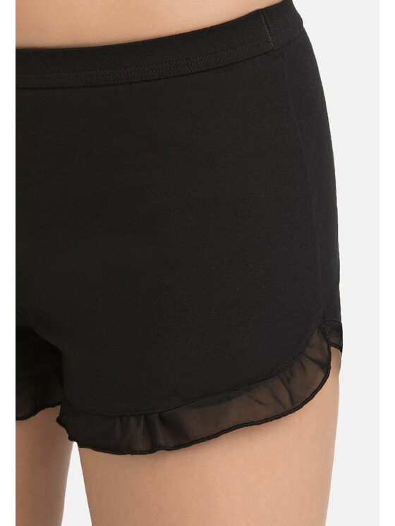 Teyli Teyli Piżama 236 Czarny Skinny Fit