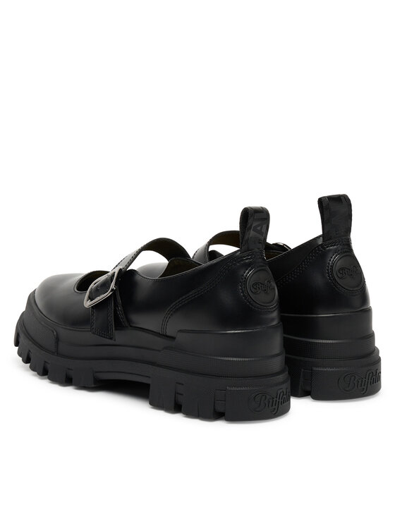 Buffalo Buffalo Polobotky Aspha Loafer Buckle Os 1620046 Černá