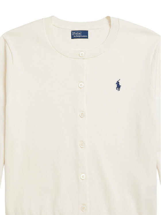 Polo Ralph Lauren Polo Ralph Lauren Kardigán 211971871003 Ekru Slim Fit